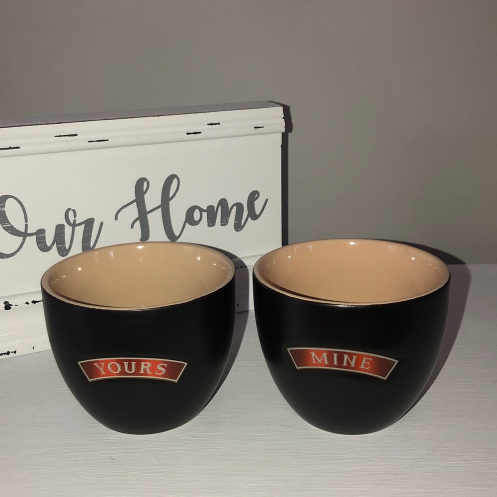 Baileys Irish Cream Yours Mine Coffee Mugs/Cups